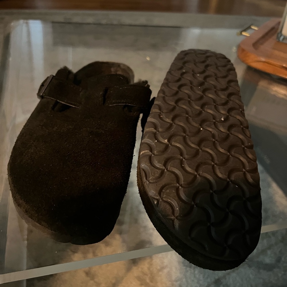 Suede chocolate brown Birkenstock 40